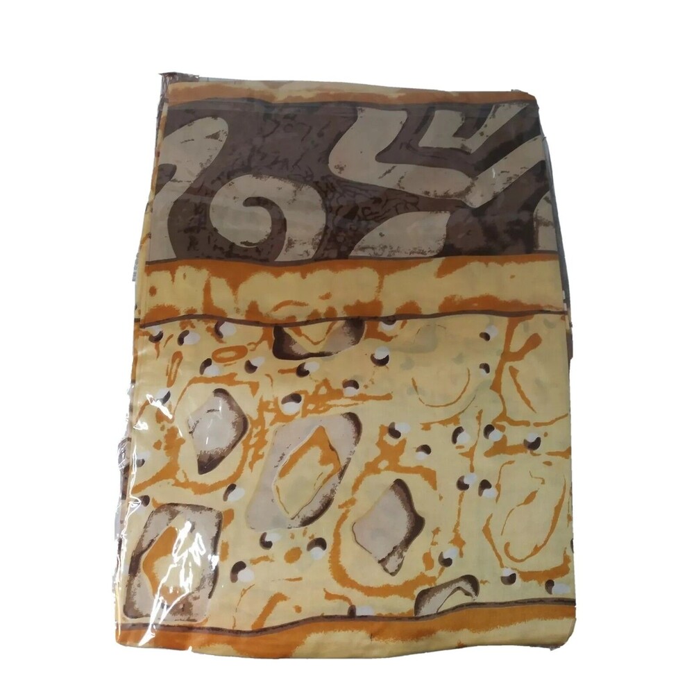 Womens 100% Silk Scarf Oblong Scarf All Seasons Tassel- Contemporary Art